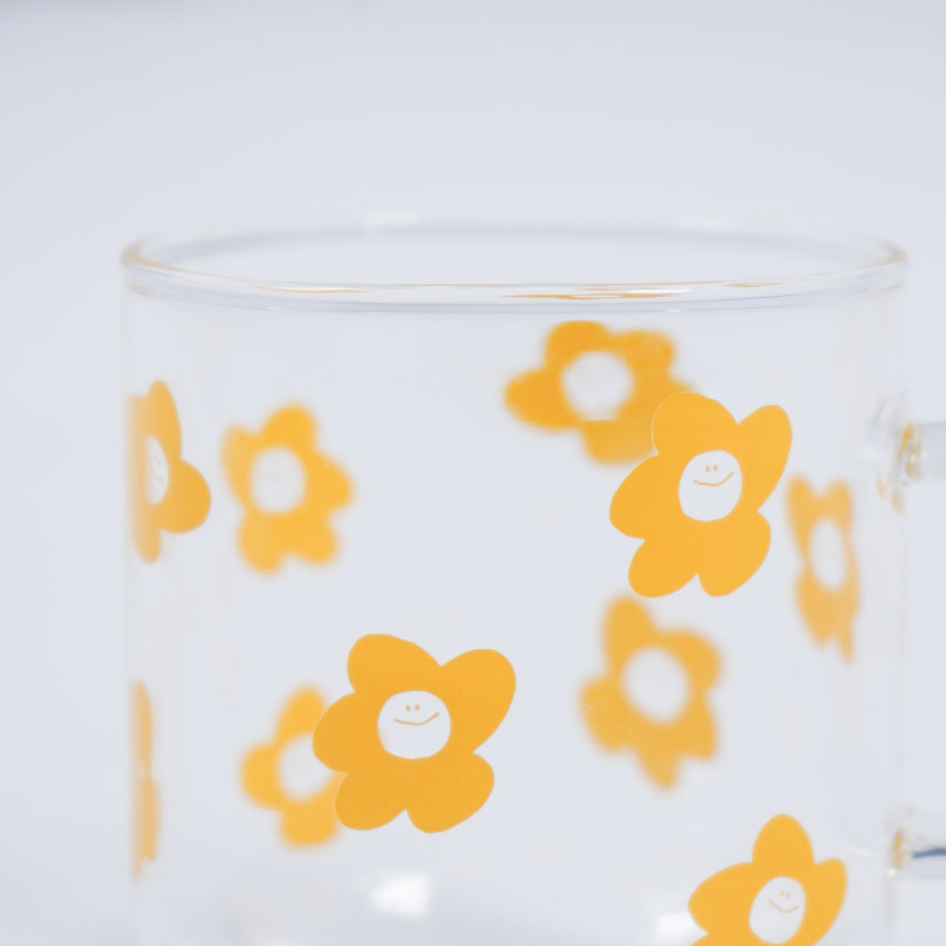 ✿ saturn glass mug ✿