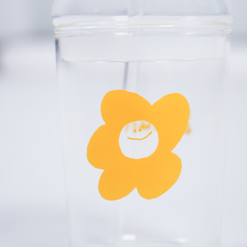 ✿ saturn glass straw cup ✿