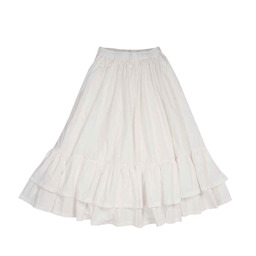 ✿ daphne ruffle-trimmed midi skirt ✿