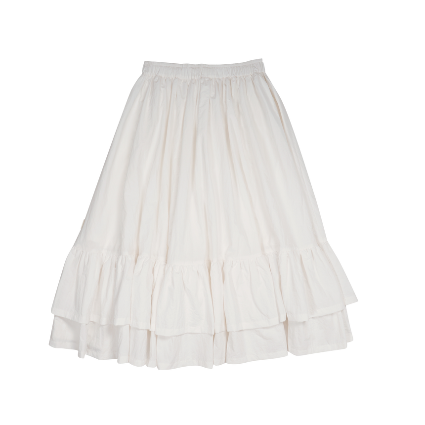 ✿ daphne ruffle-trimmed midi skirt ✿