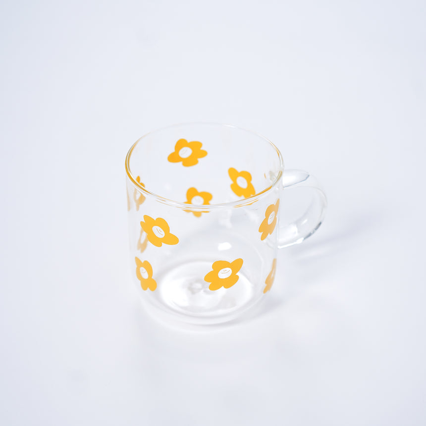✿ saturn glass mug ✿