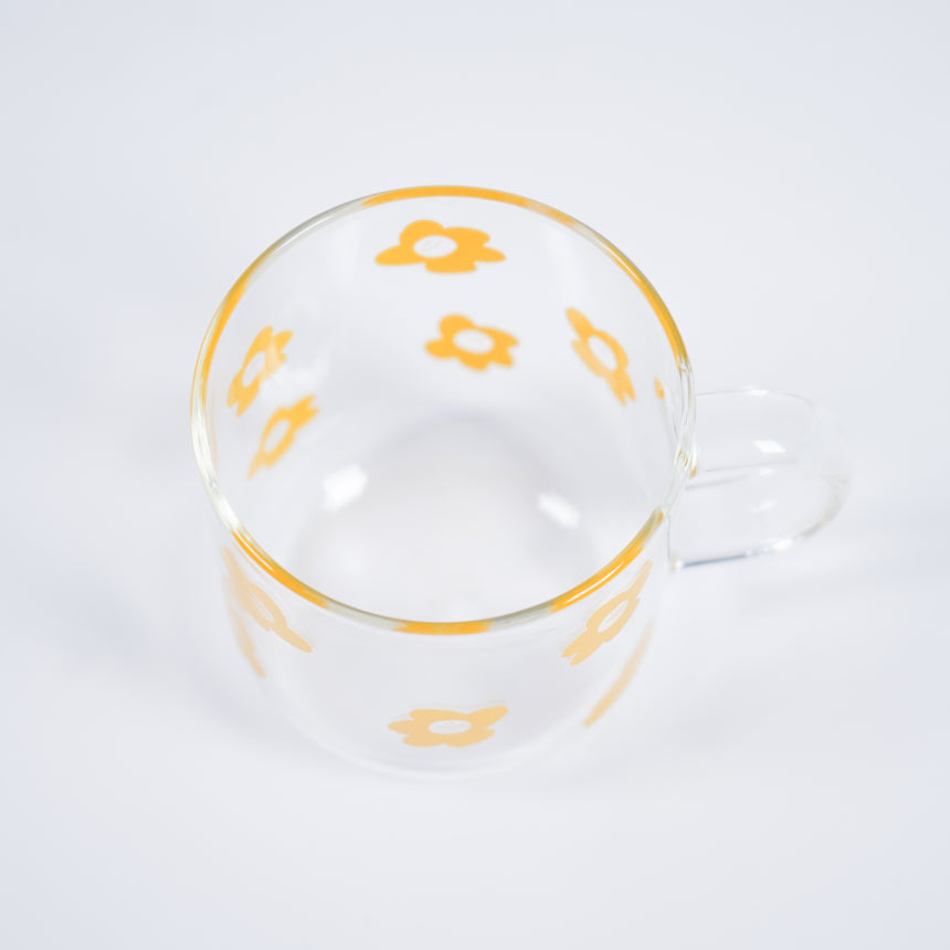 ✿ saturn glass mug ✿