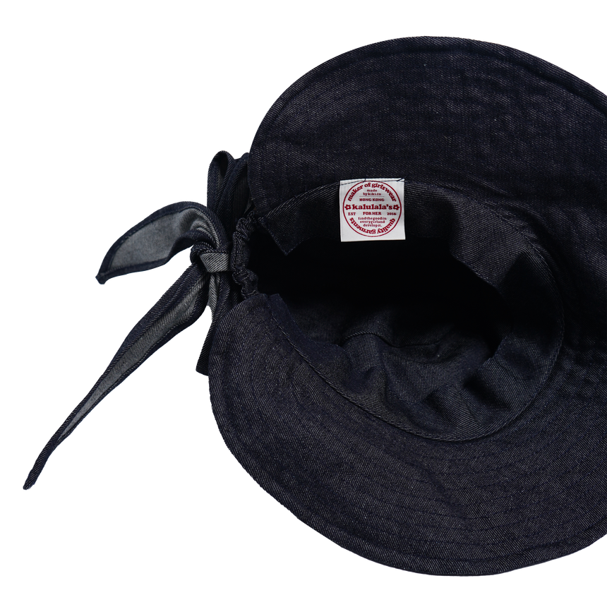 ✿ earth bowknot denim hat ✿